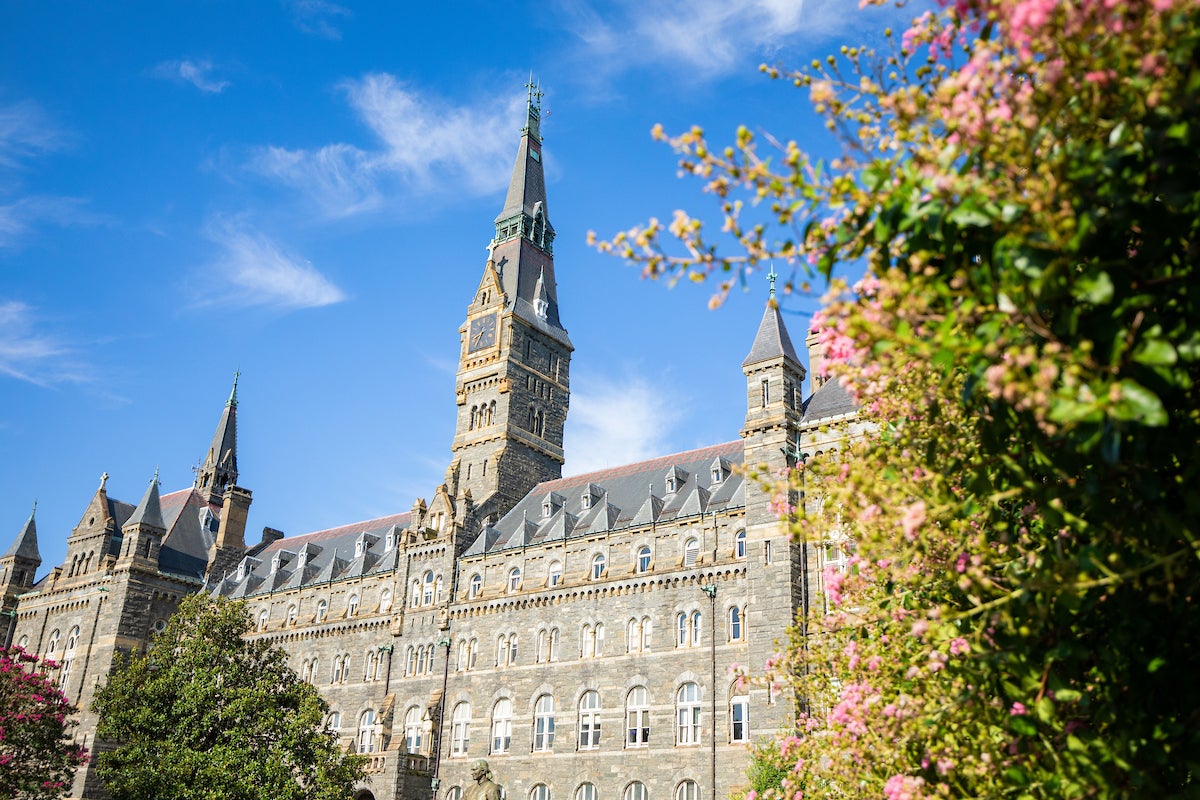Healy Hall in Summer